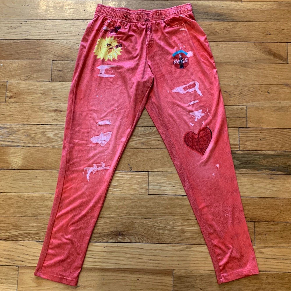 Coca Cola brand leggings - size L